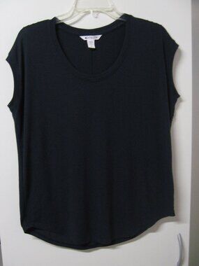 Athleta Women's Navy Cloudlight Stratus Cap Sleeve Tee Size S